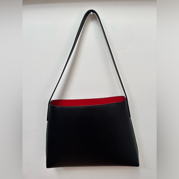 Rare Mansur Gavriel Small Hobo Black Leather Bag - Picture 6 of 9